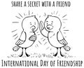 Friends day Birds tell secret