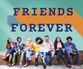 Friends Forever Community Partnership Unity Concept Royalty Free Stock Photo