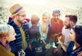 Friends Friendship Leisure Vacation Togetherness Fun Concept Royalty Free Stock Photo