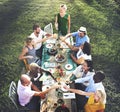 Friends Friendship Party Hanging out Concept Royalty Free Stock Photo