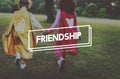 Friends Friendship Togetherness Partnership Buddy Concept Royalty Free Stock Photo