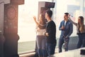 Friends playing darts in a club Royalty Free Stock Photo