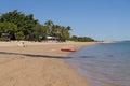 Friends Relaxing On The Beach On A Tropical Holiday Royalty Free Stock Photo