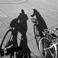 Friends shadow Royalty Free Stock Photo