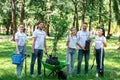 friends volunteering and planting trees