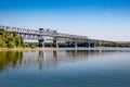 Friendship Bridge over Danube in Giurgiu