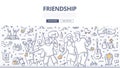 Friendship Doodle Concept