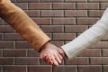Friendship help trust connect unity bff hold hand Royalty Free Stock Photo