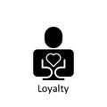 Friendship, loyalty icon. Element of friendship icon. Premium quality graphic design icon. Signs and symbols collection icon for