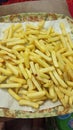 Fries chips homemade snack food fast food eat delicious tasty