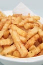 Fries crinkle Royalty Free Stock Photo