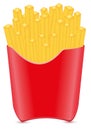 Fries potato vector illustration