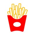 Fries vector icon