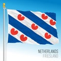 Friesland provincial flag, Netherlands, EU