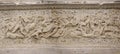 Frieze sculpture of Roman battle against the Gauls