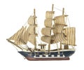 Frigate ship toy model