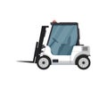 Fright forklift isolated icon