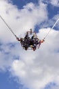 Frightening bungee revolutions at Oktoberfest, Stuttgart