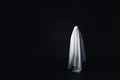 Frightening ghost in white bedsheet