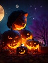 Frightfully Fantastic Pumpkin Image for Halloween Decorations
