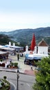 The Christmas market in Frigiliana in the mountains above the Costa Del Sol in Spain