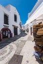 Historic streets of famous Frigiliana village near Nerja, Spain