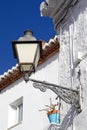 Charming Frigiliana village, Spain Traditional Spanish hill town Vertical shot