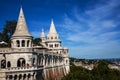 The FishermanÃ¢â¬â¢s Bastion was built between 1895 and 1902  to celebrate the 1000th birthday of the Hungarian state. Royalty Free Stock Photo