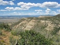 Frijoles Canyon Vista Royalty Free Stock Photo