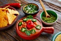 Frijoles charros mexican beans with chili peppers Royalty Free Stock Photo