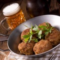 Frikadeller - pan-fried dumplings