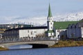 The Frikirkjan Lutheran Free Church, Reykjavik, Iceland Royalty Free Stock Photo