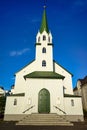 Frikirkjan Reykjavik Luteran Church. Iceland Royalty Free Stock Photo