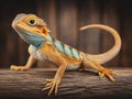 frilled lizard in Australia Royalty Free Stock Photo
