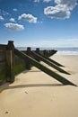 Frinton Beach Groyne Royalty Free Stock Photo