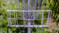 Frisbee golf target or basket in Provo Utah Royalty Free Stock Photo