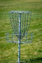 Frisby Golf backet in a park Royalty Free Stock Photo