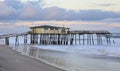 North Carolina Hatteras Icon Frisco Fishing Pier Royalty Free Stock Photo