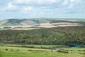 Friston Forest and Fore Down Across Cuckmere Valley in Sussex