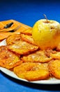 Fritters of apple Royalty Free Stock Photo