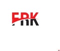 FRK Letter Initial Logo Design Vector Illustration Royalty Free Stock Photo