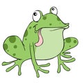 Frog cartoon Royalty Free Stock Photo