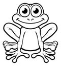 Frog Cartoon Character Royalty Free Stock Photo