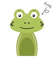 Frog . Cartoon character . Vector Royalty Free Stock Photo
