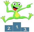 Frog happy winner