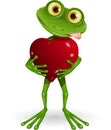 Frog with heart