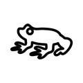 frog icon or logo isolated sign symbol vector illustration Royalty Free Stock Photo