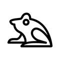 frog icon or logo isolated sign symbol vector illustration Royalty Free Stock Photo