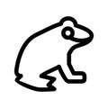 frog icon or logo isolated sign symbol vector illustration Royalty Free Stock Photo