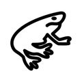 frog icon or logo isolated sign symbol vector illustration Royalty Free Stock Photo